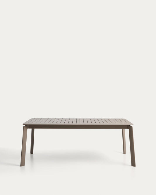 Taula extensible Brela d’alumini talp 205(287) x 100 cm