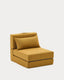 Puf llit convertible Arty mostassa 70 x 89 (200) cm