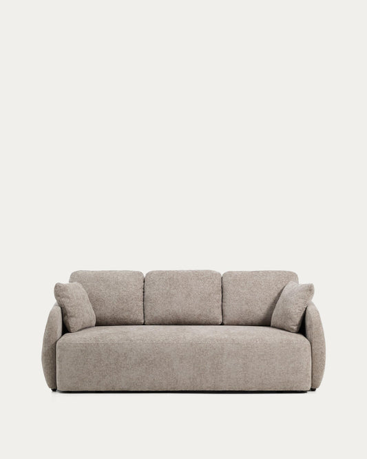 Sofà llit Laira 3 places de xenilla color taupe 218 cm FSC Mix Credit