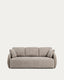 Sofà llit Laira 3 places de xenilla color taupe 218 cm FSC Mix Credit