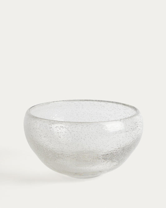 Centre de table Sirau en verre transparent Ø 29,8 cm