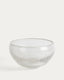 Centre de table Sirau en verre transparent Ø 29,8 cm