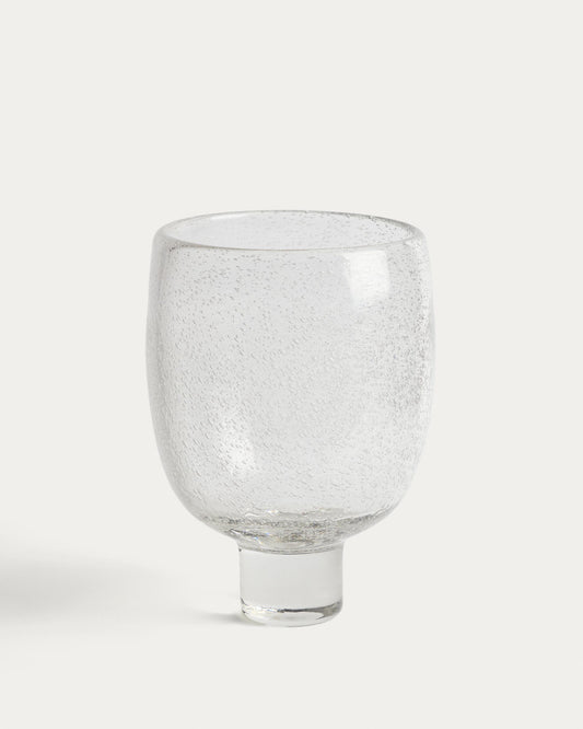 Centre de table Sirau en verre transparent Ø 24 cm