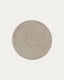 Tapis rond Takashi 100 % laine gris Ø 150 cm