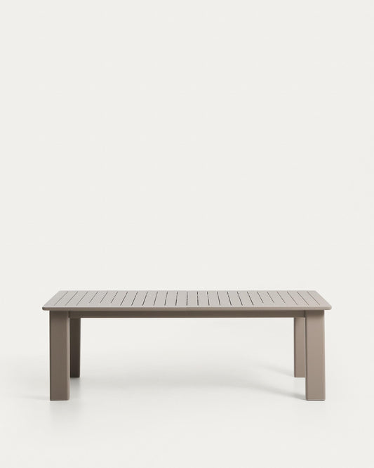 Taula extensible Livorno d’alumini topo 233(350) x 100 cm