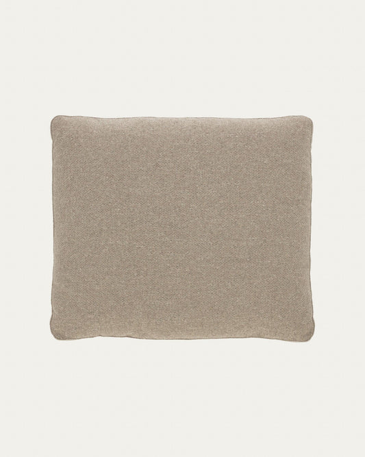 Coixí Blok de xenilla beix 50x60 cm
