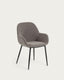 Chaise Konna gris clair