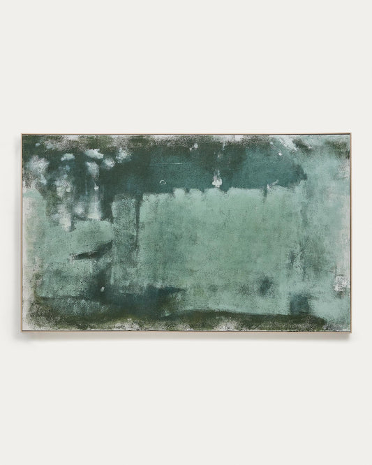 Cuadro abstracto Selnar verde 202 x 122 cm