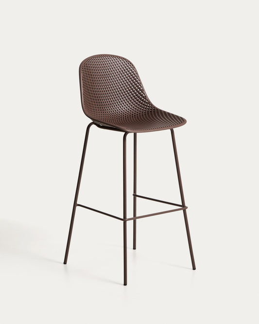Tamboret d’exterior Quinby marró 75 cm