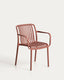 Cadira apilable d’exterior Isabellini terracota