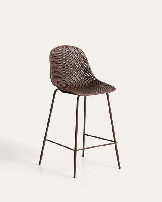 Tamboret d’exterior Quinby marró 65 cm