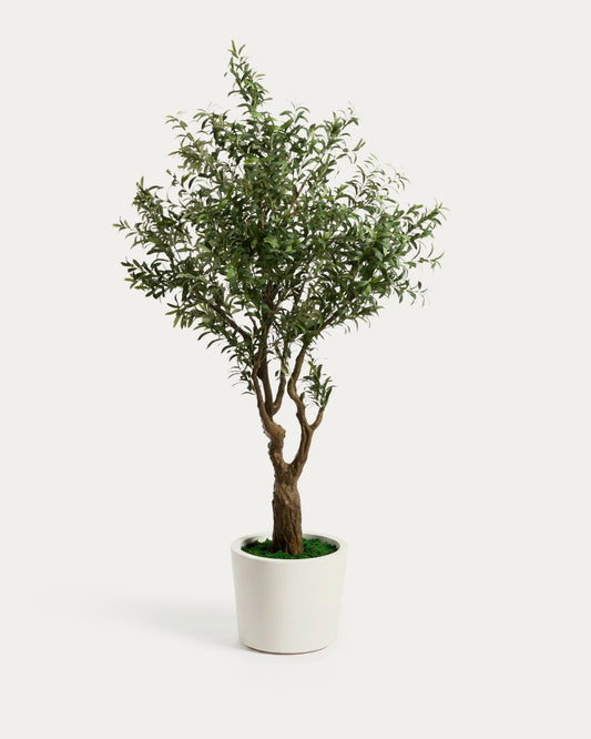 Arbre artificial d’olivera amb test blanc 250 cm