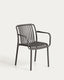 Cadira apilable d’exterior Isabellini grafit