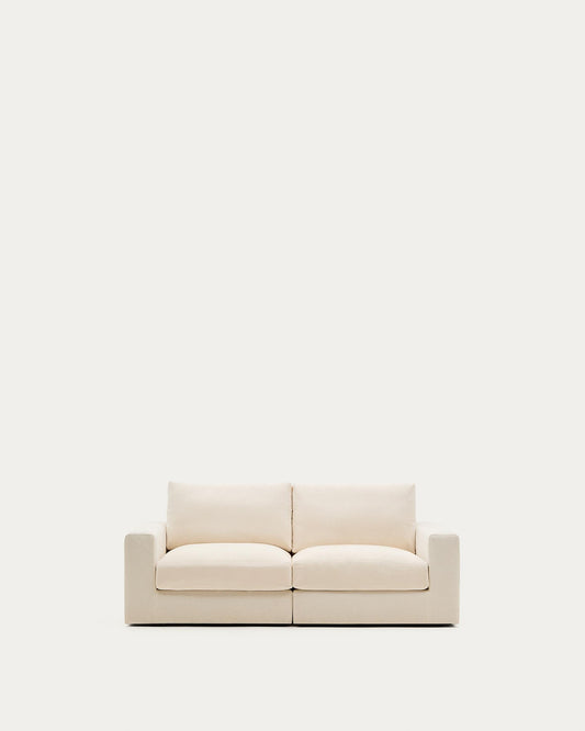 Sofà modular desenfundable Alea 3 places xenilla cru 220 cm