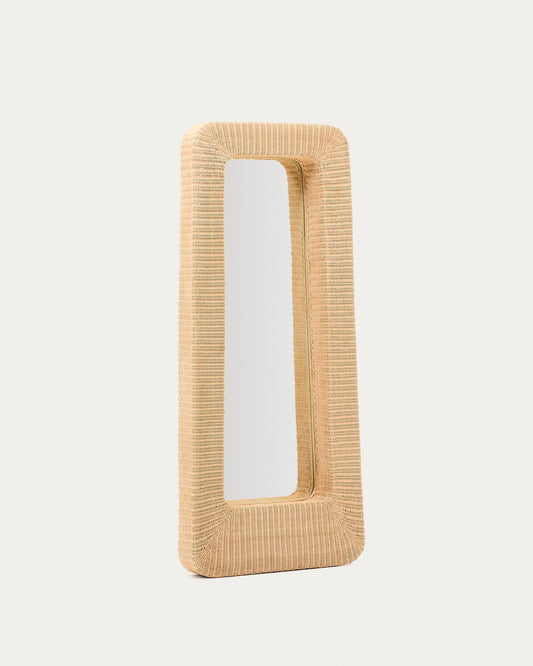 Mirall Zilna de rotang 58 x 120 cm