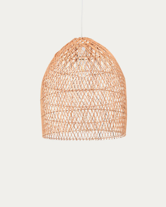 Pantalla llum de sostre Domitila rotang amb acabat natural Ø 44 cm