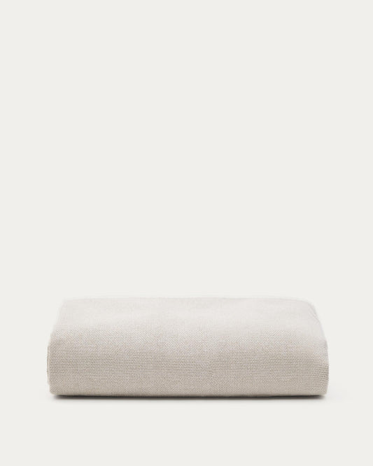 Funda per a llit Blok beix per a matalàs de 160 x 200 cm