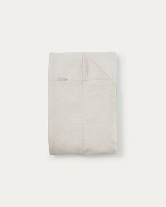 Funda per a llit Ofelia cru per a matalàs de 180 x 200 cm