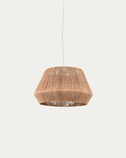 Pantalla per a llum Crismilda 100% jute amb acabat natural Ø 50 cm