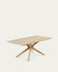 Taula Armande xapa de roure amb acabat blanquejat 180 x 90 cm