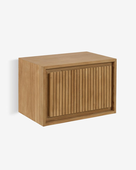 Meuble de salle de bain Taciana en bois de teck 60 x 40 m