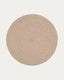 Tapis rond Rodhe 100 % PET beige Ø 150 cm