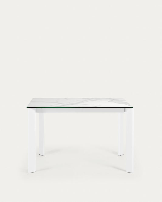 Taula Axis 120 (180) cm potes blanc