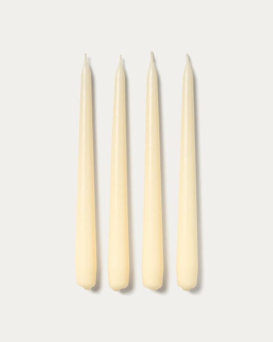 Set Talinen de 4 velas blanco