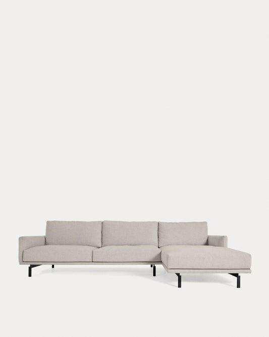 Sofà Galene 4 places amb chaise longue dret beix 314 cm FSC Mix Credit
