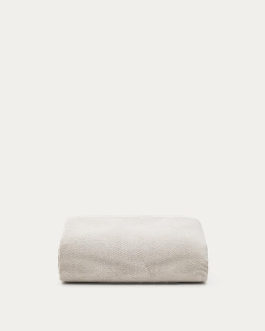 Funda per a llit Blok beix per a matalàs de 90 x 200 cm