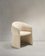 Silla Bosca de chenilla beige