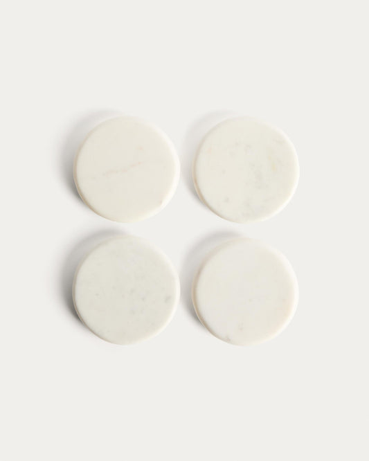 Conjunt Erefi de 4 sotagots de marbre blanc