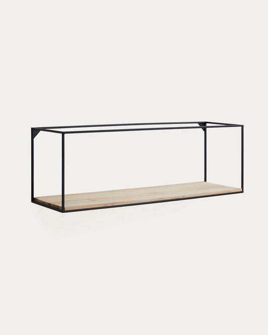 Prestatgeria de paret Elisha de fusta massissa d'avet 90 x 30 cm