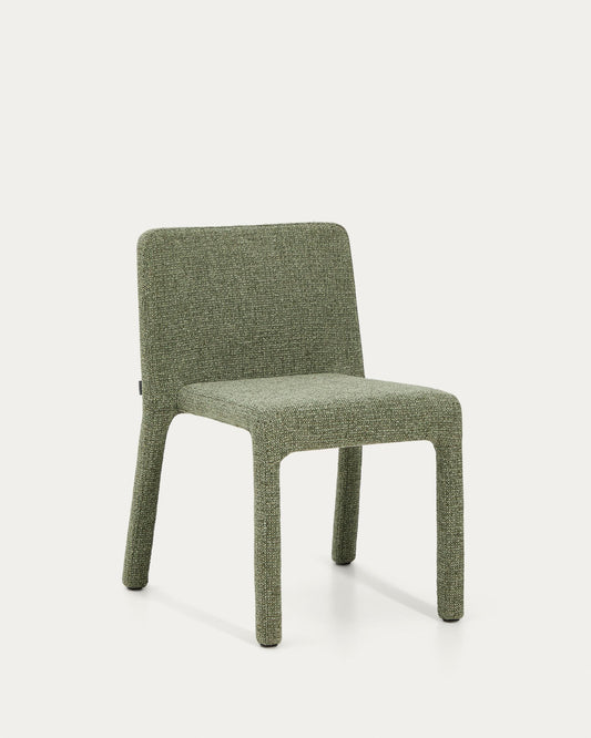 Cadira apilable Loria de xenilla verda FSC 100%