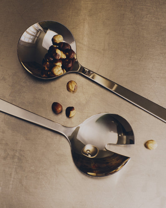 Set Nirela de 2 utensilios de cocina de acero inoxidable