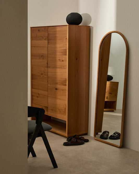 Mirall Milsa de fusta de teca 55x155 cm FSC 100%