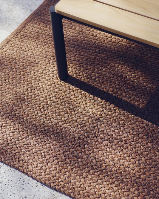 Alfombra Despas de fibras sintéticas terracota 160 x 230 cm