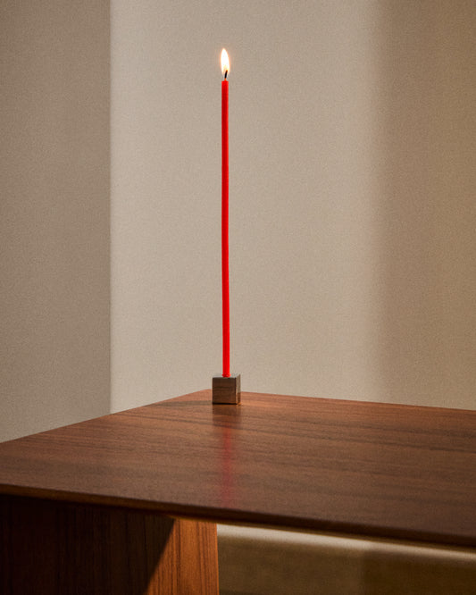 Ensemble Solvin de 20 bougies rouges