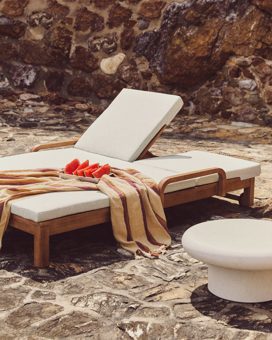 Gandula doble Sonsaura de fusta massissa d’eucaliptus FSC 100%