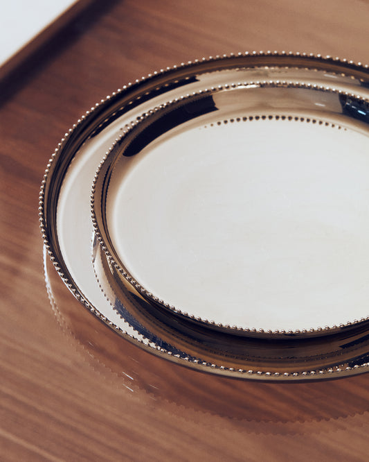 Bandeja Nirela de acero inoxidable Ø 28 cm