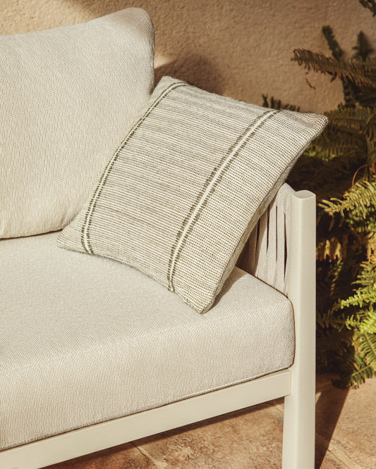 Funda de cojín Drati 100% PET verde 45 x 45 cm