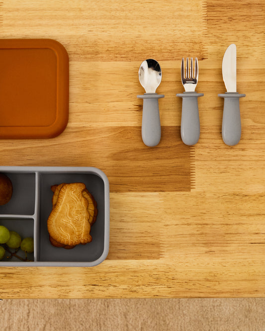 Carmanyola Lili de silicona taronja i blava