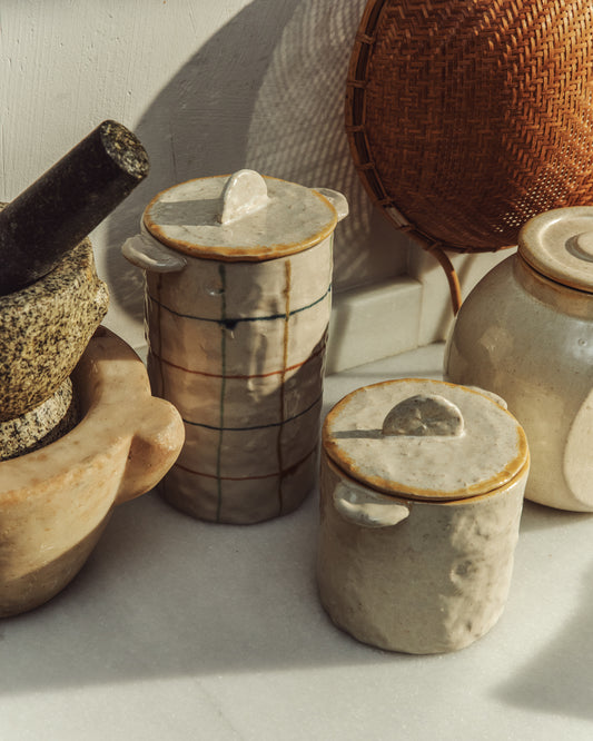 Pot Belor en céramique blanche 13,5 cm