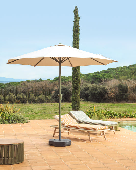 Base para parasol con mástil central Aimar de plástico Ø60 cm