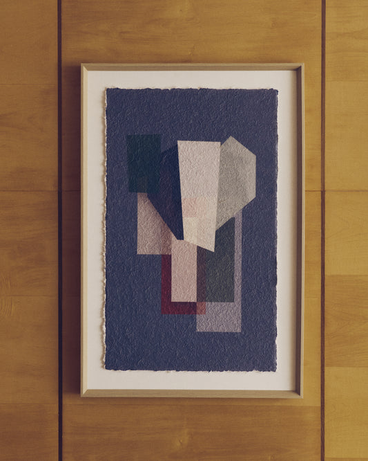 Cuadro Veluni de papel reciclado multicolor 60 x 90 cm