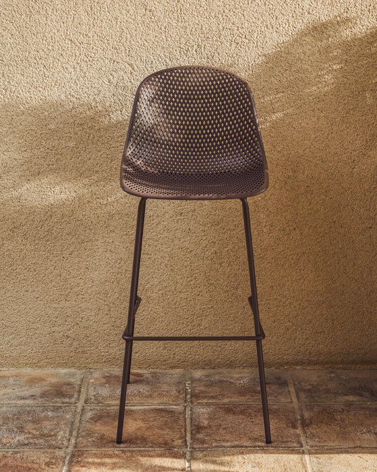 Tamboret d’exterior Quinby marró 75 cm