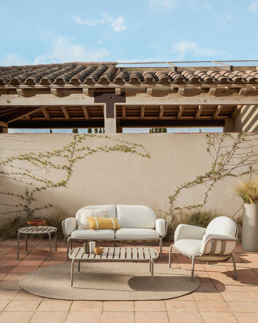 Alfombra Despas de fibras sintéticas beige 200 x 300 cm