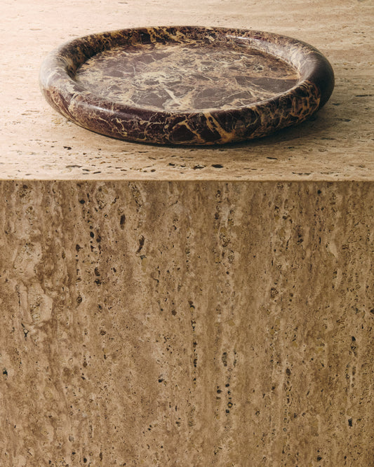 Bandeja Lenorel de mármol granate 30 x 23 cm