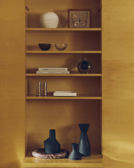 Petit bol Sileia en verre recyclé marron