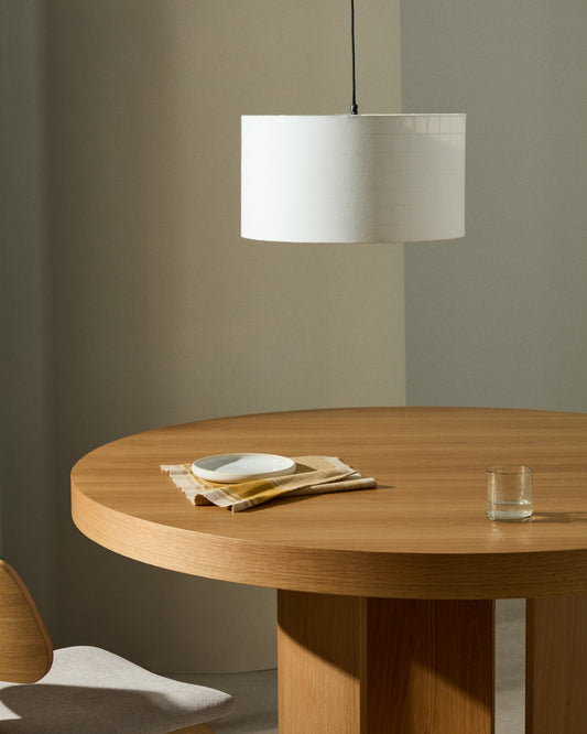 Lámpara de techo Dulan de algodón Ø45 cm